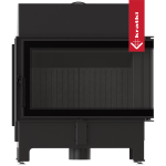 Wkład kominkowy Zibi ECO 9,9 kW Prawy czarny termotec