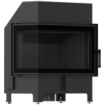 Wkład kominkowy Zibi ECO 9,9 kW Lewy czarny termotec