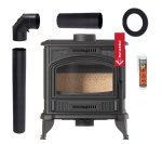 Piec wolnostojący koza K6 ECO 6,5 kW fi 150 zestaw