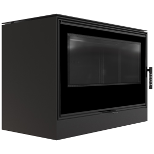 Piec wolnostojący koza Kari 95 14 kW czarny termotec