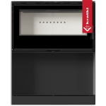 Piec wolnostojący koza Kari 95 14 kW z wnęką na drewno