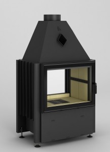 Wkład kominkowy Hajduk Volcano FDT 11 kW