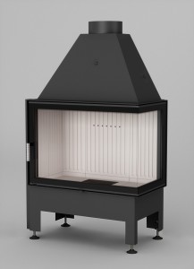 Wkład kominkowy Hajduk Volcano 2PAT 9 kW