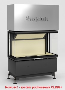 Wkład kominkowy Hajduk Volcano 3BTh 10,5 kW