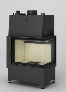 Wkład kominkowy z płaszczem wodnym Hajduk WPT-12 kW