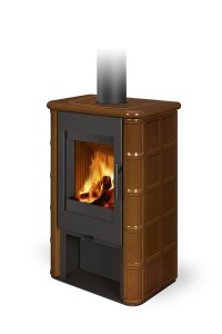 Piec wolnostojący kaflowy ROMOTOP SIENA N 02 MIODOWY 67300