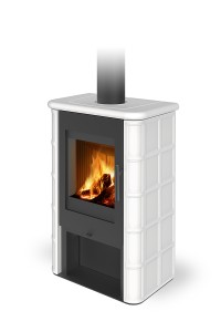 Piec wolnostojący kaflowy ROMOTOP SIENA N 02 BIAŁY MAT 90901