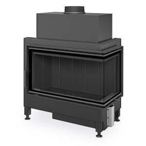 Wkład kominkowy Romotop Heat R 4G S 81.51.40.26 Prawy czarny